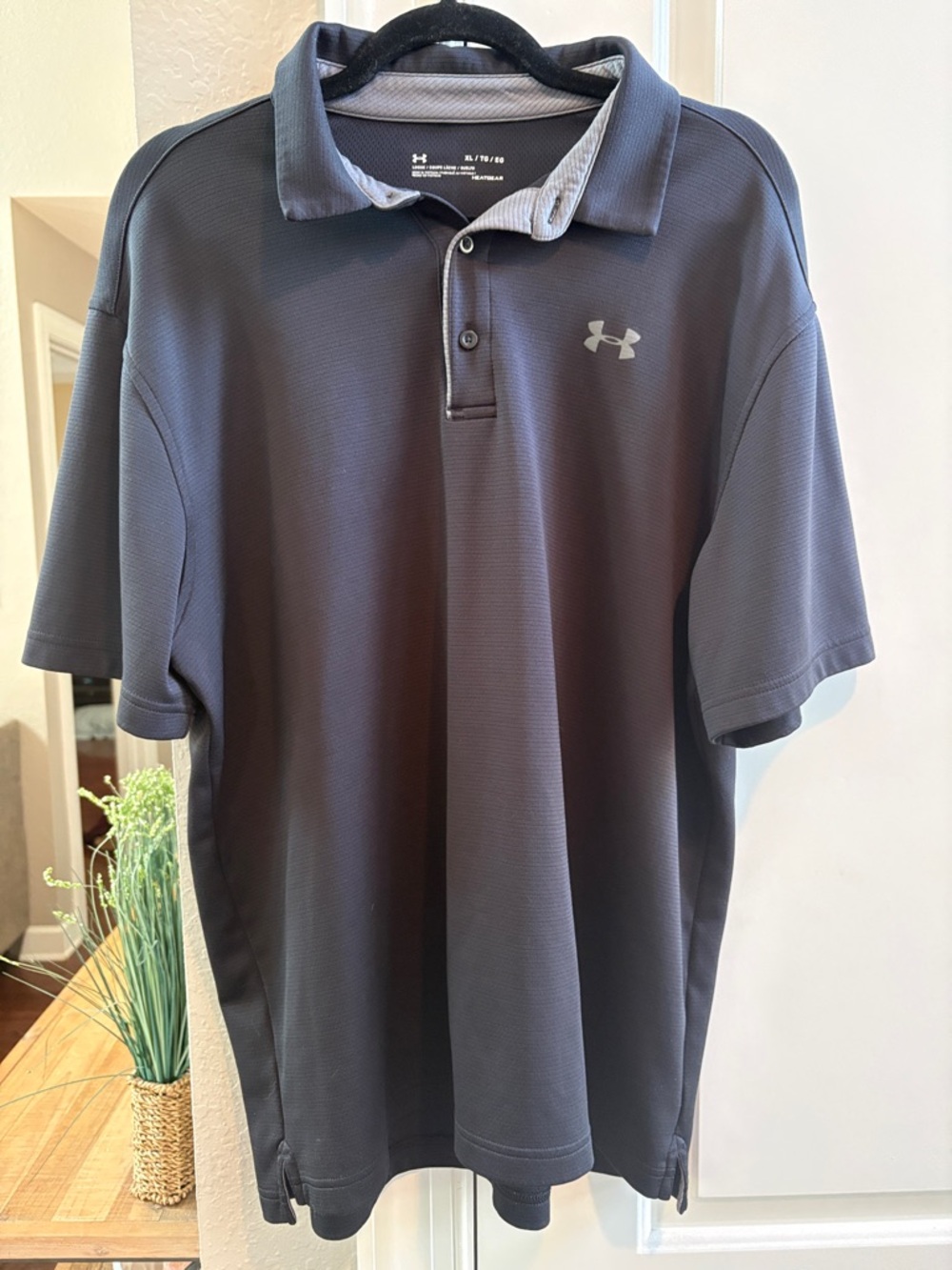 Under Armour Men’s Charcoal Gray Polo Shirt